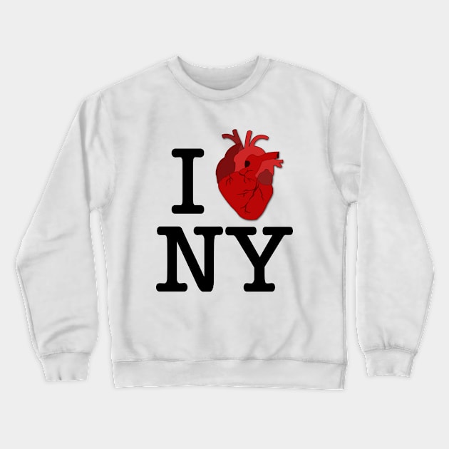 New York Crewneck Sweatshirt by Nirvanax Studio